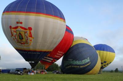 Аэростат «Рязань» встретился с коллегами